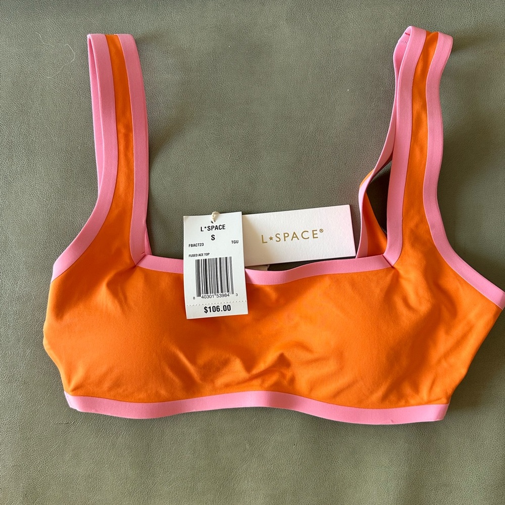 L*Space Ace Bikini Top, NWT